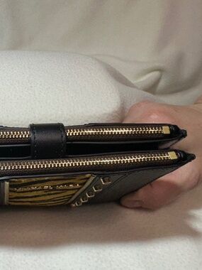 Michael Kors leopard phone wallet